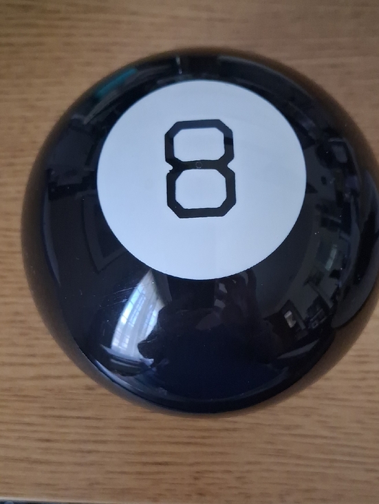 Other - Black Magic 8 Ball with White Number 8